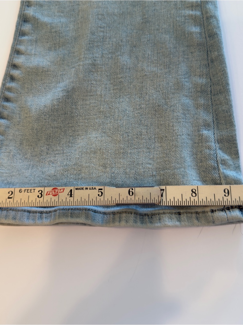 Veronica Beard Beverly Skinny-Flare Jean Light Blue Wash Boot-Cut Size 28 - Picture 15 of 16